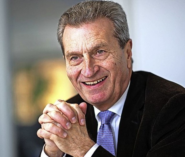 Gnther Oettinger   | Foto: Sebastian Gollnow (dpa)