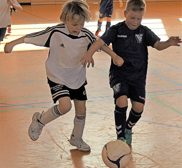 <BZ-FotoAnlauf>TUS MAulburg:</BZ-FotoA... der Alemannenhalle spannende Spiele.   | Foto: Ralph Lacher