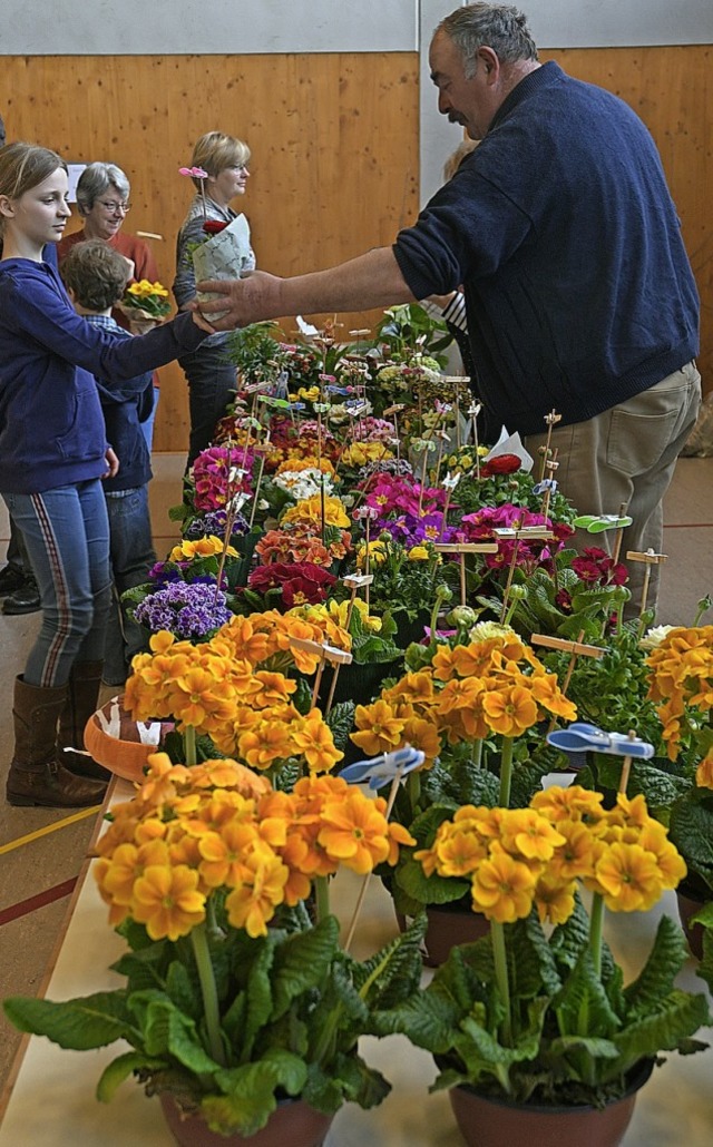 Blumenpracht beim  Obst- und Gartenbaubezirksverband  | Foto: Bettina Schaller