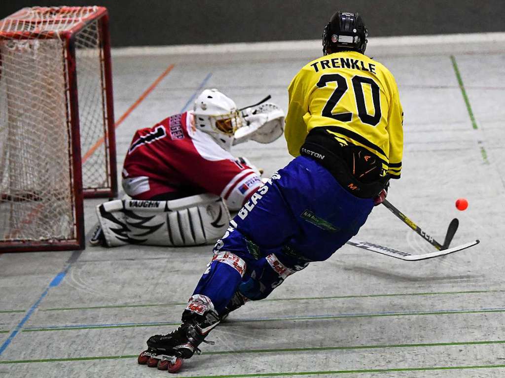 Impressionen rund um das Derby in der Freiburger Jahnhalle zwischen den Breisgau Beasts und dem HC Merdingen.