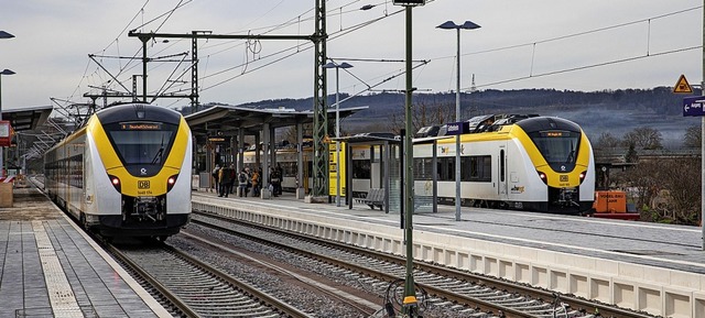 Der Bahnhof in Gottenheim: Bei Versptungen gibt es Probleme.  | Foto: Hubert Gemmert