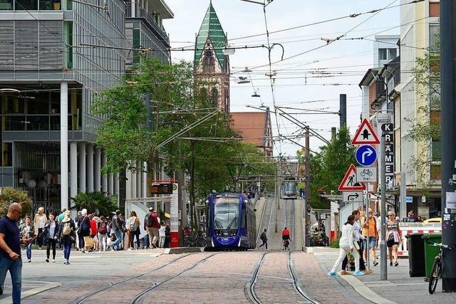 Nchtliche Prgelei in der Freiburger Innenstadt