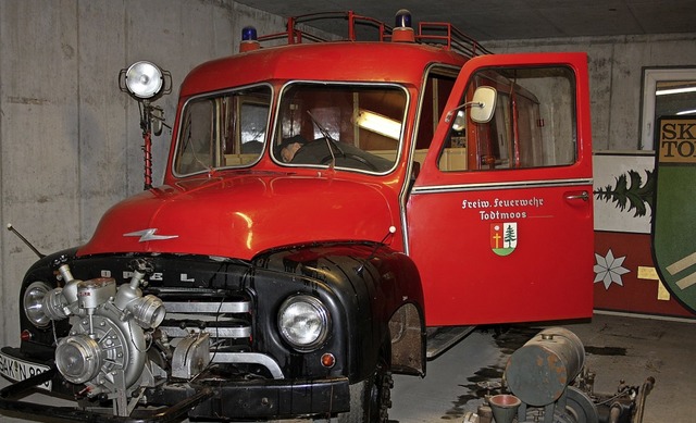 Nicht verkauft wird der alte Opel Blitz der Feuerwehr Todtmoos.   | Foto: Andreas Bhm