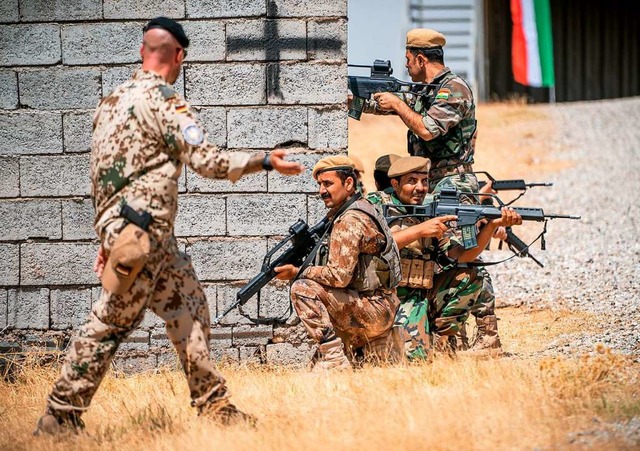 Die  Ausbildung  irakischer Sicherheitskrfte soll fortgesetzt werden.  | Foto: Michael Kappeler