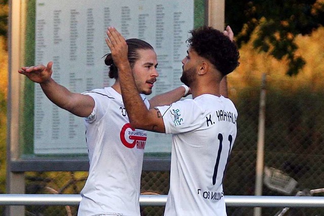 Jubeln wollen die Spieler des Oberligisten FC 08 im Heimspiel gegen den SV Linx.  | Foto: Dieter Reinhardt