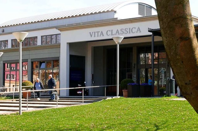 Am Eingangsbereich der Vita Classica sollen auch Kontrollen stattfinden.  | Foto: Frank Schoch