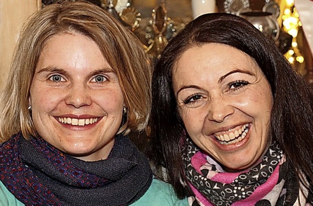 Carina Willmann (rechts) und  Manuela Kleiser   | Foto: Gert Brichta