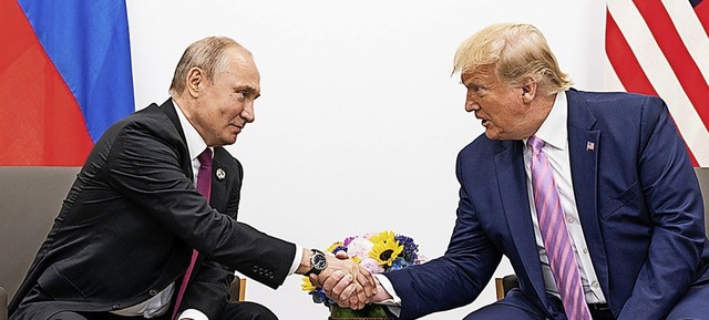 &#8222;Erzfreunde&#8220; nennt der Bei...die Beziehung zwischen Putin und Trump  | Foto: - (dpa)