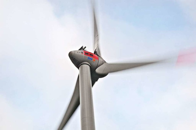 SWE-Windkraftanlage auf dem Weimoos  | Foto: Stadtwerke Emmendingen