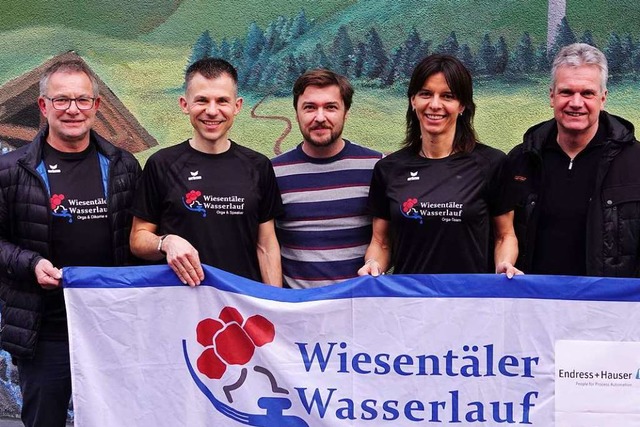 Richard Renz, Jrgen Ekert, Sebastian ... der Lauf- und Wohlfahrtveranstaltung.  | Foto: Hans-Jrgen Hege