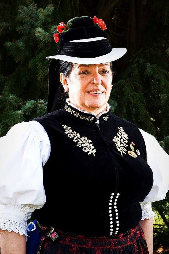 Ursula Hlse in Glottertler Tracht  | Foto: Privat