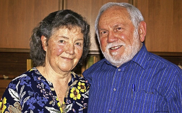 Ruthilde und Waldi Rossol feiern ihre goldene Hochzeit.   | Foto: Werner Probst