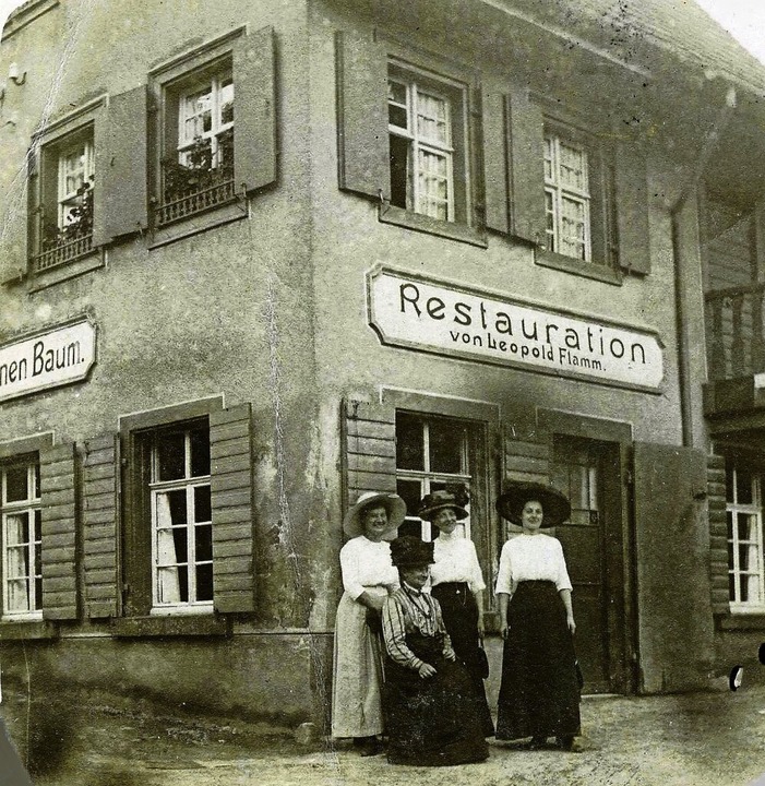 Die Günterstäler Restauration (Gaststä...ldete Ehrenurkunde der Stadt Freiburg.  | Foto: Archiv Manfred Gallo