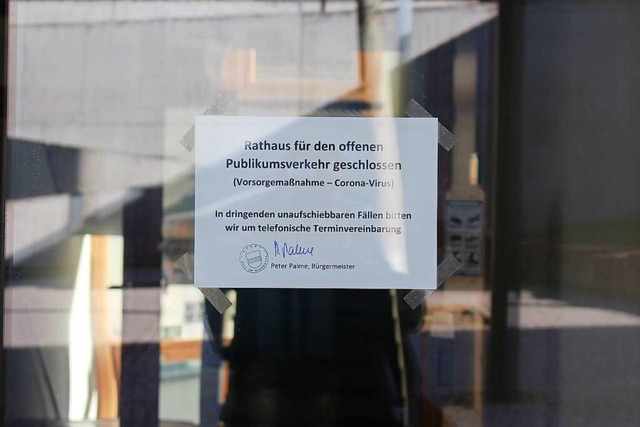 Das Rathaus Zell ist fr Publikumsverkehr vorerst geschlossen.  | Foto: Martin Klabund