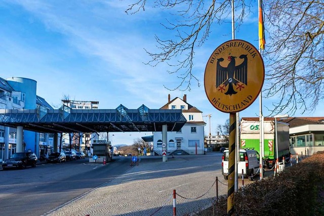 Grenzbergang zu Lrrach  | Foto: Georgios Kefalas (dpa)