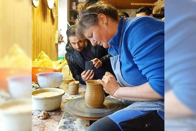 In Kandern kann man miterleben, wie Keramiken entstehen