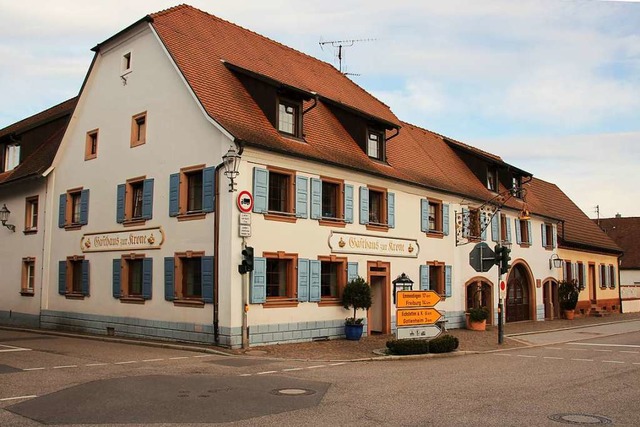 Das historische Gasthaus Krone in Btz...er seine Pforten, unter neuer Fhrung.  | Foto: Mario Schneberg