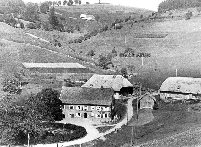 So prsentierten sich anno 1939 Ortste...ick zum tausend Meter hohen Itzenwald.  | Foto: Manfred Lange
