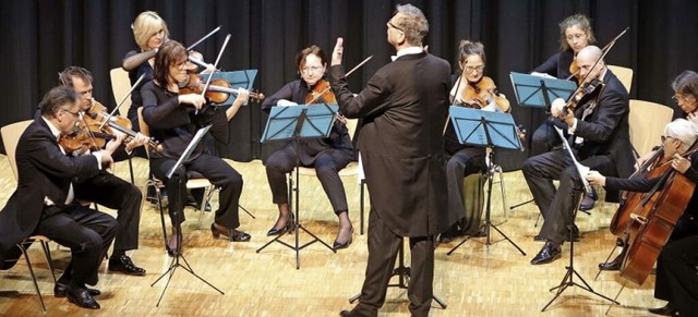 Das Sdwestdeutsche Kammerorchester Pf...Stadthalle Wehr Stcke von  Beethoven.  | Foto: Roswitha Frey