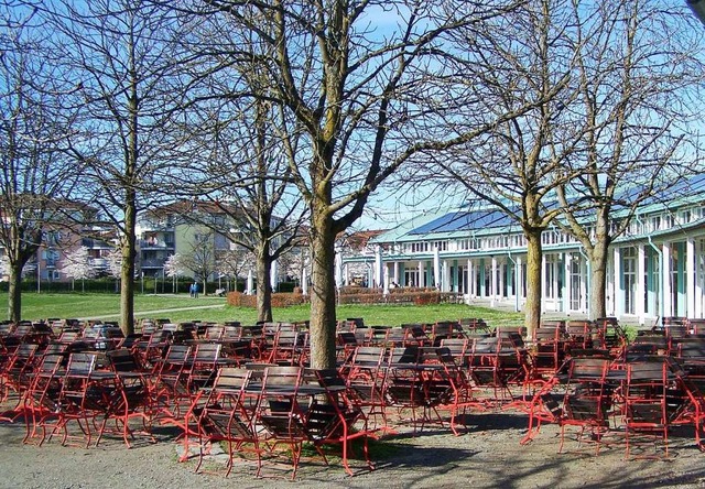 Drinnen bleiben &#8211; das fiel am Wo...tter schwer. Im Seepark war wenig los.  | Foto: Hans Sigmund