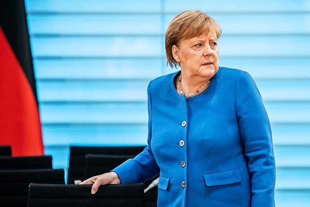 Merkel wre nicht Merkel, htte sie ihre Botschaft nicht nchtern verpackt.  | Foto: Michael Kappeler (dpa)