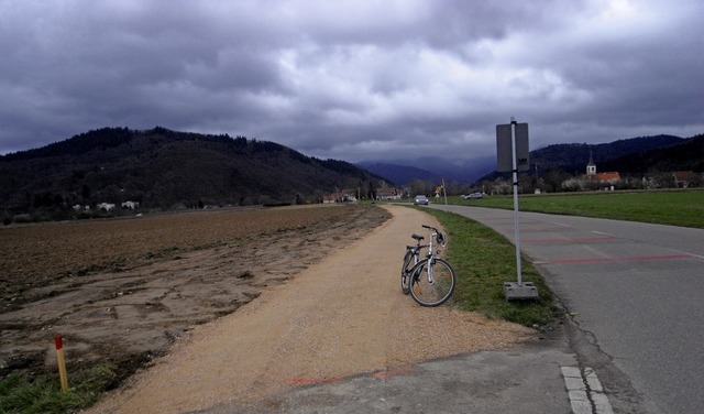 Knapp vier Wochen vergingen zwischen E...ei Grunern und seiner Fertigstellung.   | Foto: Tiefbauamt Staufen