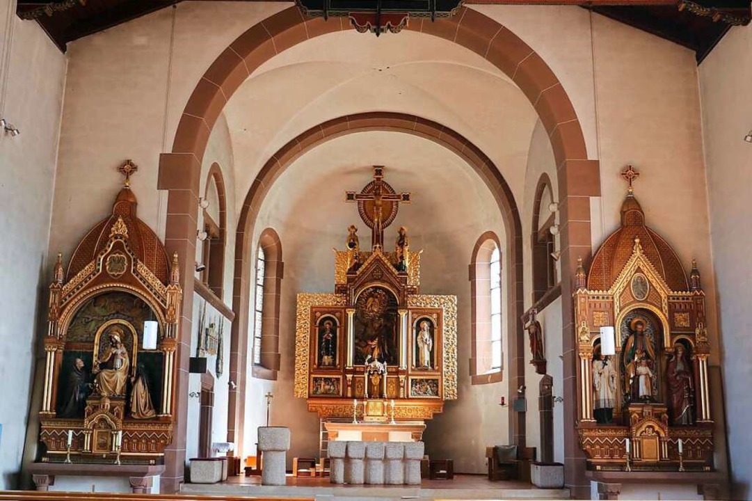 Die Ausstattung der neuromanischen St. Antonius-Kirche in Schuttertal  | Foto: Theodor Weber