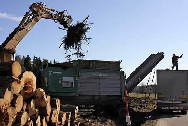 Holz fr den Haushalt