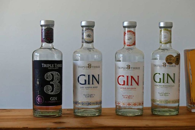 Die Gin-Palette von Rolf Zeitvogel  | Foto: Ulrike