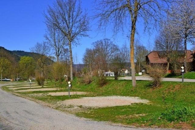 Der Campingplatz fhrt herunter