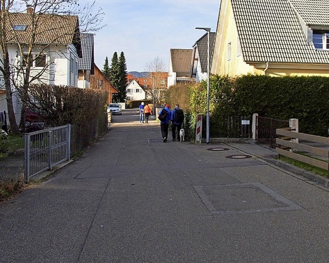 Die Schulhausstrae wird ausgebaut.   | Foto: Markus Donner