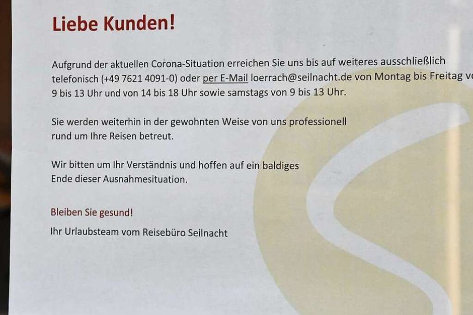 Reisebüro Seilnacht in der Basler Straße (Foto: Barbara Ruda) Reisebüro Seilnacht in der Basler Straße (Foto: Barbara Ruda)