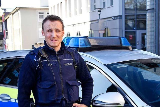 Für Streifenpolizist Matthias Weis ist Homeoffice keine Option