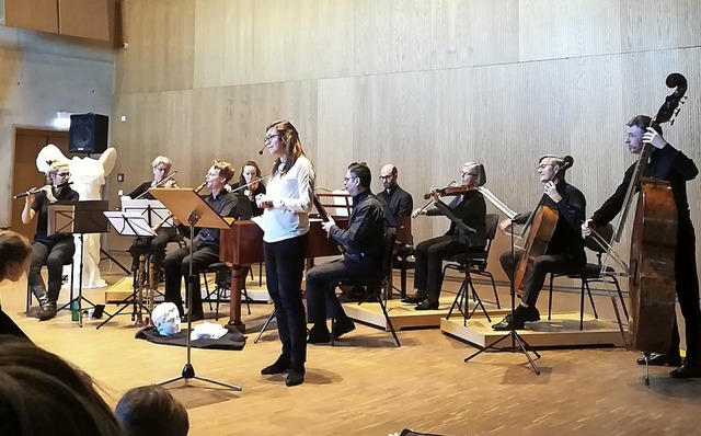 Beim Kinderkonzert des Freiburger Barockorchesters im Ensemblehaus   | Foto: Privat