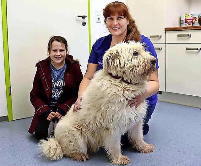 Zisch-Reporterin Melina Laule hat Anja...#8211; in der Tierarztpraxis besucht.   | Foto: Privat