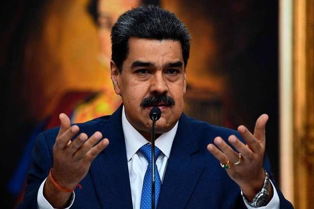 USA klagen Venezuelas Präsidenten Maduro wegen Drogenhandels an