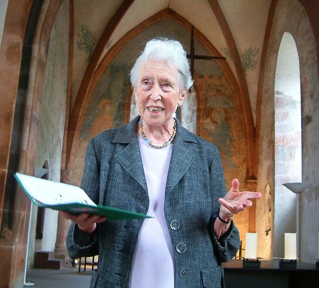 Inge Nestle  ist im Alter von 85 Jahren gestorben  | Foto: Roswitha Frey