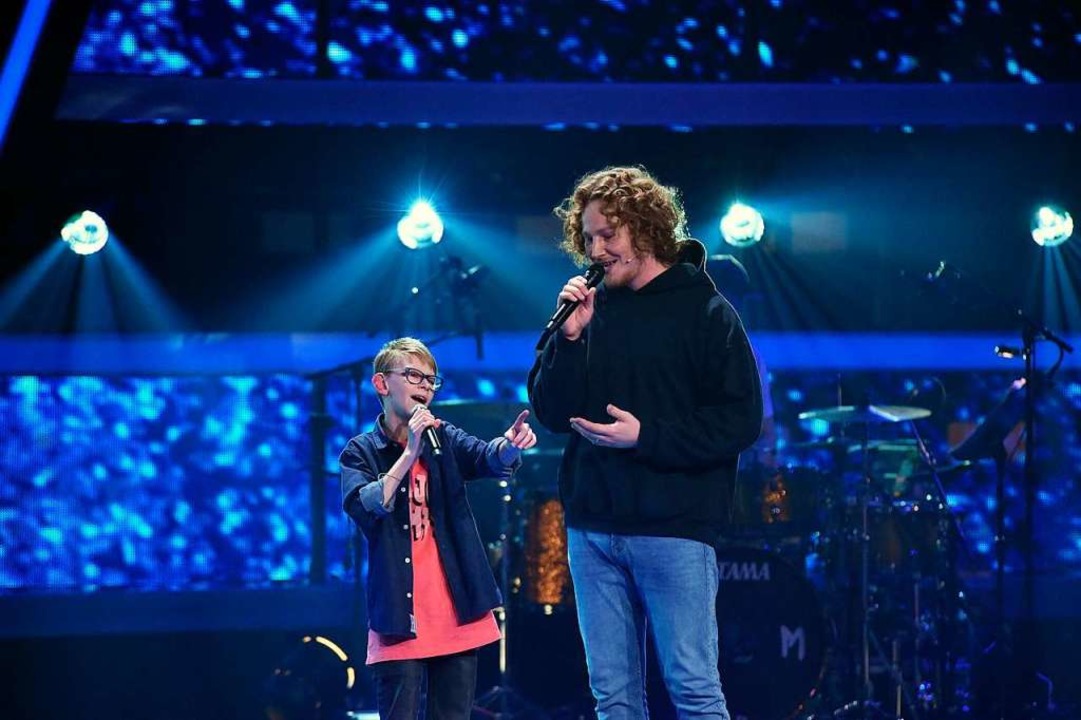 In der Sendung wird er sogar von seinem Idol Michael Schulte untersttzt.  | Foto: SAT.1/Andr Kowalski