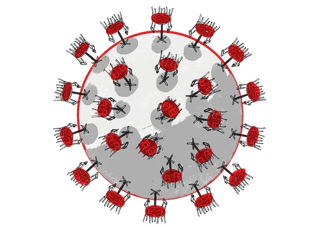 Was wie das  Coronavirus aussieht,  si...Tpfer. Rechts die Autorin Dita Zipfel  | Foto: Tpfer