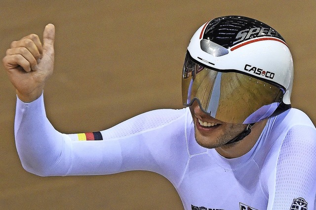 Der olympische Traum ist fr Bahnradfa...sein&#8220;, sagt der Unterbaldinger.   | Foto: ANDY BUCHANAN
