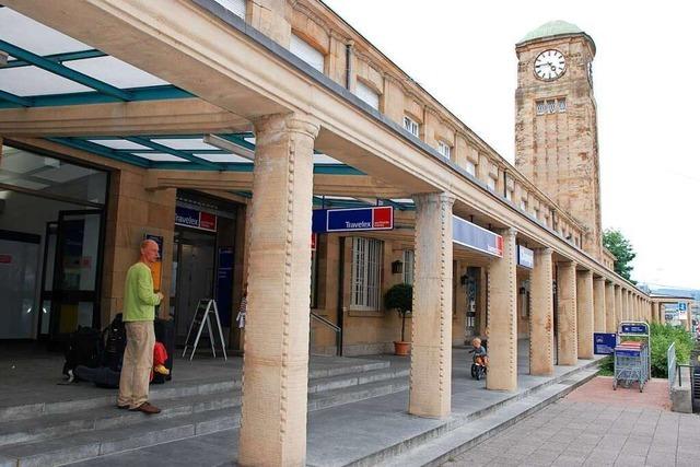 Der Badische Bahnhof in Basel ist eine Deutsch-schweizerische Mlange