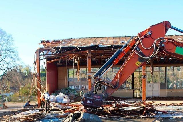 Die Mnchgrundhalle in Altdorf ist abgerissen