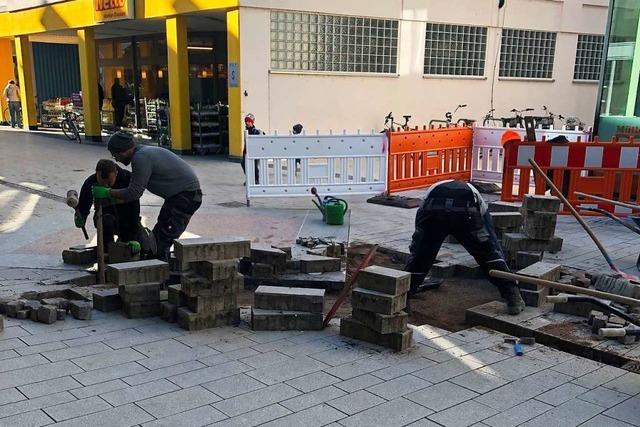 In Schopfheims Fugngerzone musste nachgebessert werden