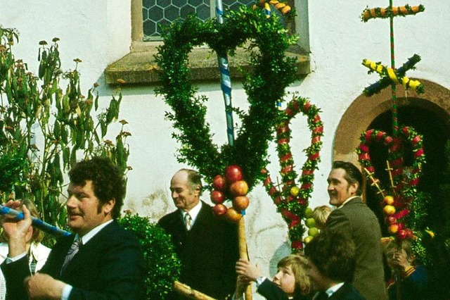 Palmenparade in Grimmelshofen in frheren Jahren.  | Foto: Jutta Binner-Schwarz