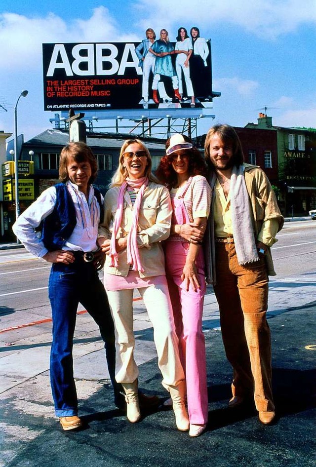 Abba 1978 in Los Angeles auf ihrer Amerika-Tournee.  | Foto: AFP ImageForum