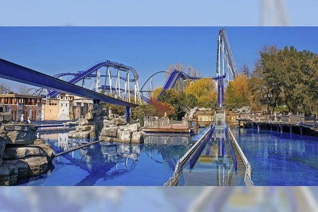 Menschenleer ist es derzeit im Europa-Park in Rust