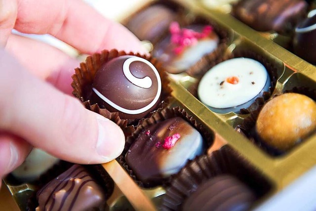 Schokolade als Dank fr Verkuferinnen &#8211; das begeistert die BZ-Leserin.  | Foto: Daniel Naupold