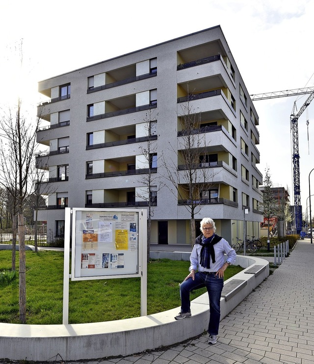 Wohnraumberater Gernot Wolfgang kritis...efreiheit des FSB-Neubaus in Haslach.   | Foto: Thomas Kunz