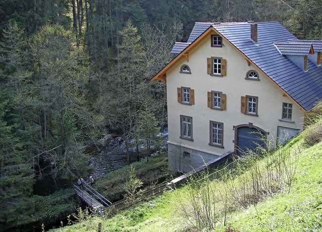 Blick auf das Turbinenhaus des Flusskr...&#8222;sauberen&#8220; Strom liefert.   | Foto: Christa Maier