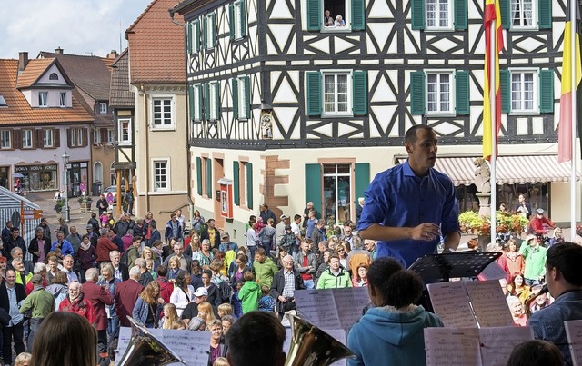 Vor fnf Jahren stand das Stadtfest un...to &#8222;So klingt Ettenheim&#8220;.   | Foto: Olaf Michel